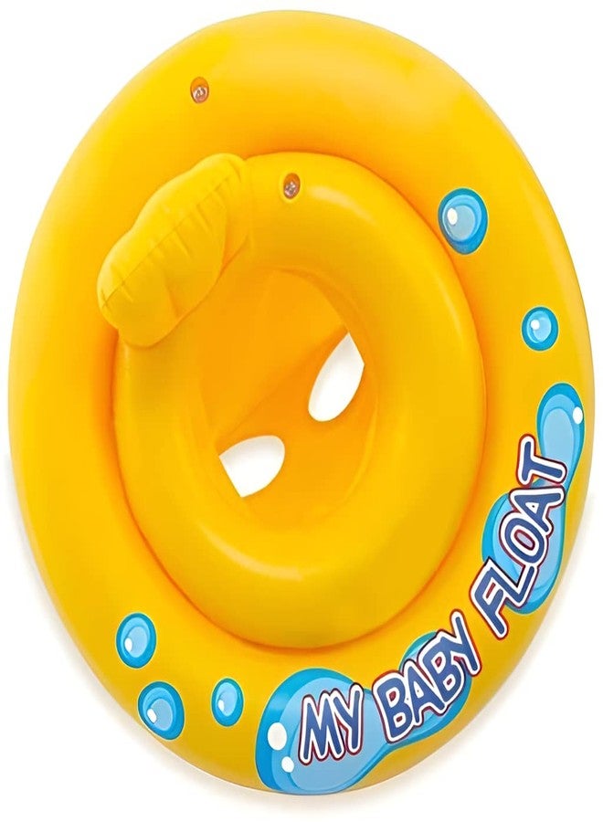 Devera Inflatable Baby Float Ring Swimming Pool Toys Tube Raft for Babies Swimming Toy Stuff & Toddlers 1-2 Years 26.5"(Floats) - Image 1